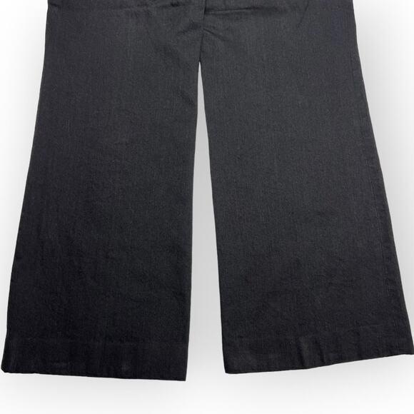 MAME KUROGOUCHI High Waisted Wide Leg Pants SIZE 4 WAIST 29 Black Jeans JAPAN 29 - Picture 10 of 11